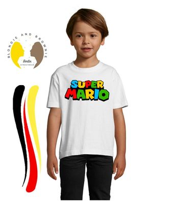Blondie & Brownie Kinder Baby Shirt Nintendo Super Mario Nintendo SNES NES Luigi