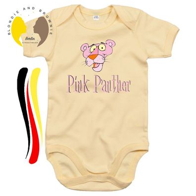 Blondie & Brownie Baby Fun Strampler Body Shirt Pink Panther Rosarote Inspektor