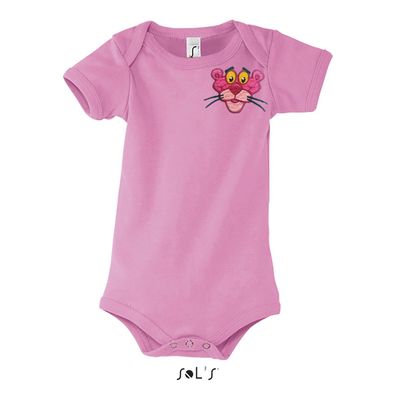 Blondie &Brownie Baby Strampler Body Shirt Pink Panther Rosarote Inspektor Stick