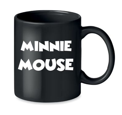Blondie & Brownie Büro Kaffee Tasse Tee Becher Minnie Mouse Schrift Mickey Mini