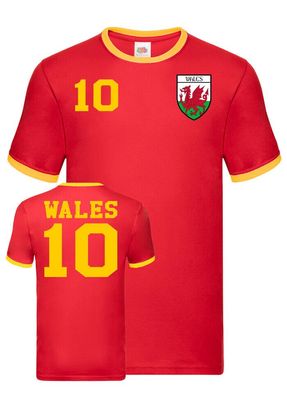 Fußball Football WM Herren Shirt Trikot Wales England Kingdom Wunschname Nummer