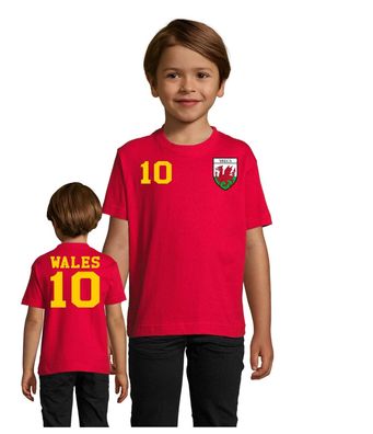 Fußball Football WM Kinder Shirt Trikot Wales England Kingdom Wunschname Nummer