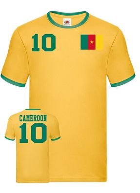 Fußball Football Herren Shirt Trikot Kamerun Cameroon Afrika Wunschname Nummer