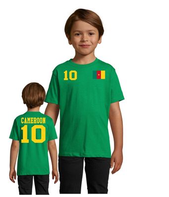 Fußball Football Kinder Shirt Trikot Kamerun Cameroon Afrika Wunschname Nummer