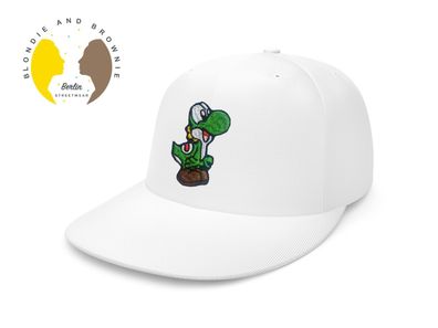 Blondie & Brownie Unisex Baseball Cap Snapback Baby Yoshi Stick Mario Luigi