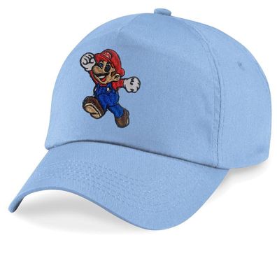 Blondie & Brownie Kinder Baseball Cap Snapback Mario Run Stick Luigi Yoshi Peach