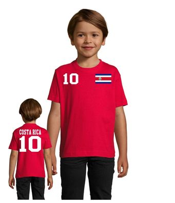 Fußball Football Kinder Shirt Trikot Costa Rica Copa America Wunschname Nummer