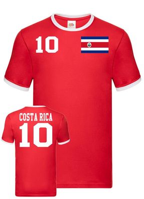 Fußball Football Herren Shirt Trikot Costa Rica Copa America Wunschname Nummer