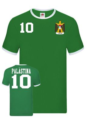 Fußball Football Hand Herren Shirt Trikot Palästina Palestine Wunschname Nummer
