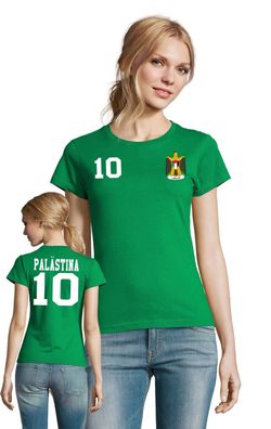 Fußball Football WM Damen Shirt Trikot Palästina Palestine Wunschname Nummer