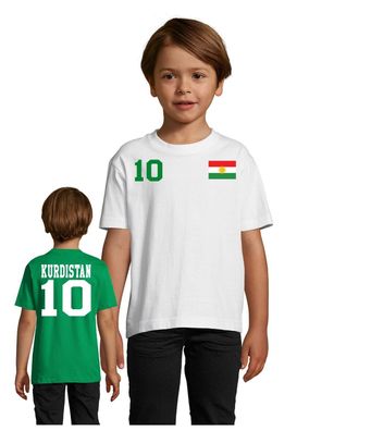 Fußball Football Handball Kinder Shirt Trikot Kurdistan Kurde Wunschname Nummer