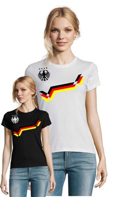 Fußball EM WM Damen Shirt Trikot Deutschland Germany Vintage Retro Weltmeister