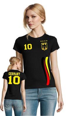 Fußball Handball EM WM Damen Shirt Trikot Deutschland Olýmp Wunschname Nummer