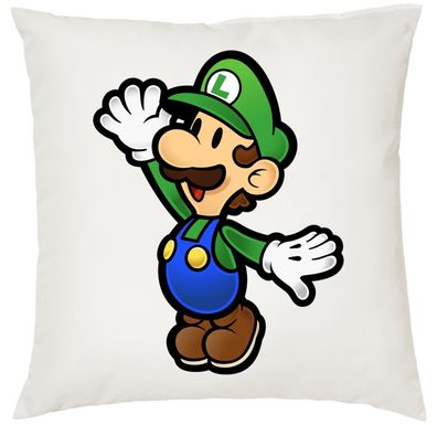 Blondie & Brownie Zimmer Sofa Couch Bett Kissen Luigi Nintendo Super Mario Held