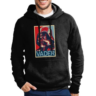 Blondie & Brownie Herren Hoodie Pullover Vader Pop Art R2D2 Wars Yedi Yoda Droid