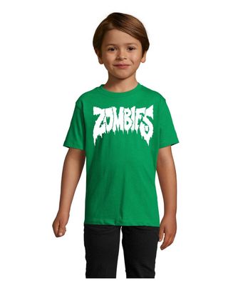 Blondie & Brownie Kinder Baby Shirt Zombies Flatbushed Hell Movie Scary Apocalyp