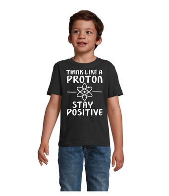 Blondie & Brownie Kinder Baby Fun Shirt Proton Stay Postive Nerd Sheldon Spruch