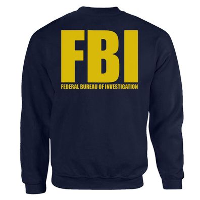 FBI Agent USA America Sweat Pullover Sweatshirt S-4XL navy