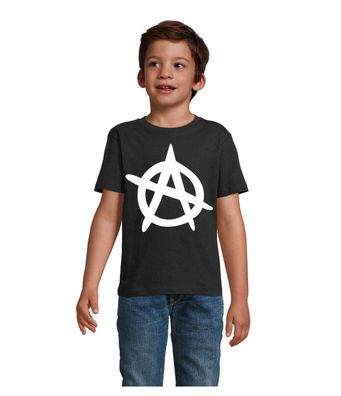 Blondie & Brownie Kinder Baby Shirt Anarchy Anarchie A Antifa Anarchist Mob Demo