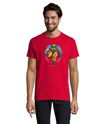 Blondie & Brownie Herren Shirt Wolverine Marvel Universe X Men Hulk Thor Captain