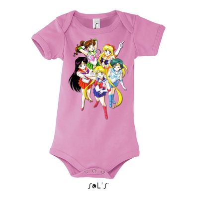 Blondie & Brownie Baby Strampler Body Shirt Sailor Moon and Friends Anime Manga