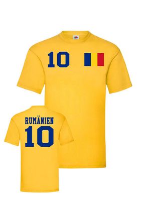 Fußball Football EM WM Herren Shirt Trikot Rumänien Rumania Wunschname Nummer