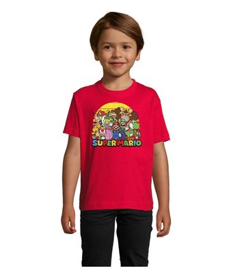 Blondie & Brownie Kinder Baby Fun Shirt Mario Friends Apocalypse Sun Yoshi Luigi
