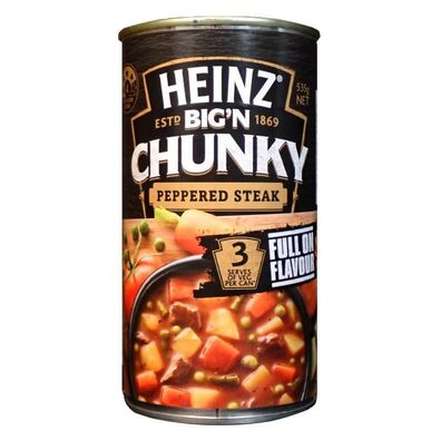 Heinz Big'N Chunky Peppered Steak Eintopf 535 g