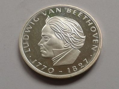5 Mark 1970 PP Deutschland Beethoven 5 DM 1970 PP Beethoven Silber