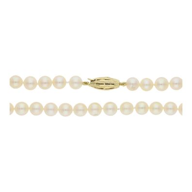 JuwelmaLux Perlenkette 585/000 (14 Karat) Gold JL30-05-0212 Akoya-Zuchtperlen Gelbgol