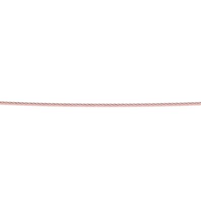 Ernstes Design Halskette DS0,63. RG.45 Edelstahl rosé vergoldet Länge 45 cm