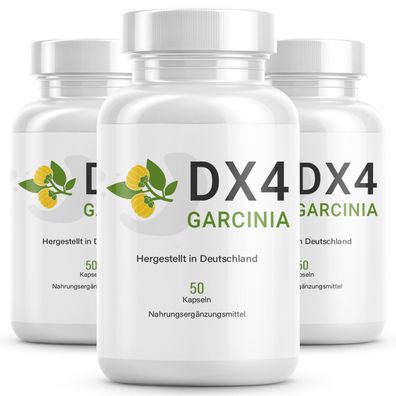 DX4 Garcinia, 50 Kapseln | mit Garcinia Cambogia Extrakt