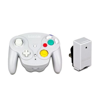 Original Gamecube Controller Wavebird - Wireless Grau + Empfänger