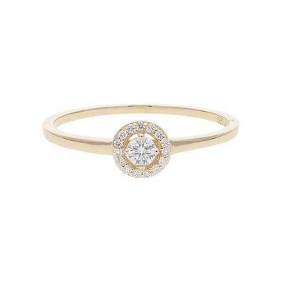 JuwelmaLux Ring 585/000 (14 Karat) Gold mit Brillanten JL10-07-3368