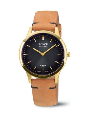 Boccia Damen Uhr 3320-02 Royce Concept vergoldet