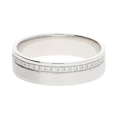JuwelmaLux Ring 925/000 Sterling Silber rhodiniert JL10-07-2055