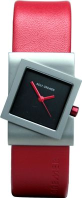 Rolf Cremer Quarz Titan Armbanduhr 491818 TURN Lederband