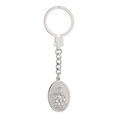 JuwelmaLux Schlüsselanhänger Schutzengel 925/000 Sterling Silber rhodiniert JL14-01-0