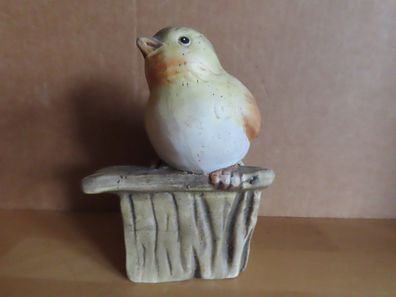 Figur Vogel am Nest Keramik ca.14 cm hoch