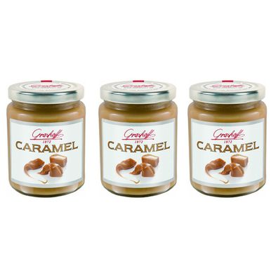 Grashoff Caramel Creme leicht gesalzen der pure Genuss 250g 3er Pack