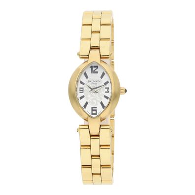 Balmain Damen Uhr 2310 Edelstahl gold plattiert Swiss Made