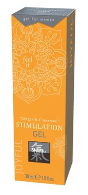 30 ml - Shiatsu Stimulation Gel Ginger & Cinnamon 30ml