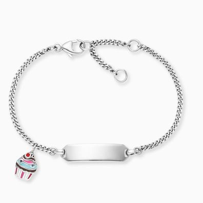 Herzengel ID-Armband HEB-ID-MUFFIN Sterling Silber Muffin emailliert