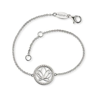 Engelsrufer Armband Lotus Blume ERB-LOTUS-ZI Sterling Silber mit Zirkonia