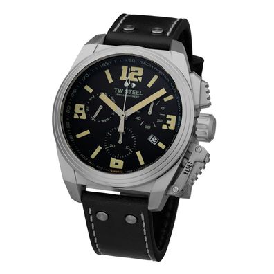 TW STEEL Herren Uhr TW1111 Schweizer Canteen Chronograph