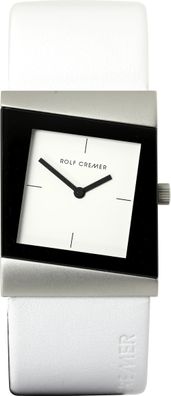 Rolf Cremer Quarz Edelstahl Armbanduhr 500003 Style Lederband