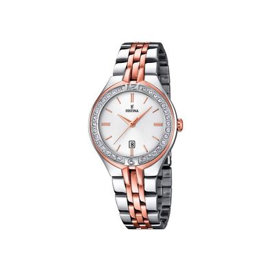 Festina Damenarmbanduhr Edelstahl Bicolor F16868/2 Mademoiselle Trend