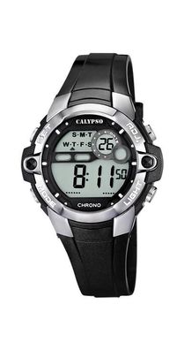 Calypso Kinder Uhr K5617/6 silber, schwarz digital