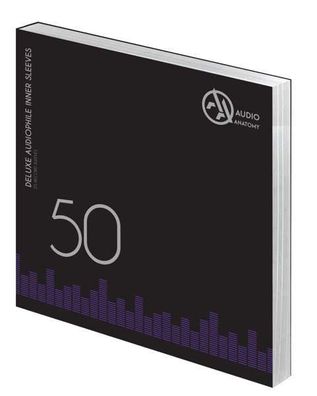 50x 12" Deluxe Audiophile Antistatic Inner Sleeves (Cream) - Audio Anatomy - (Vinyl