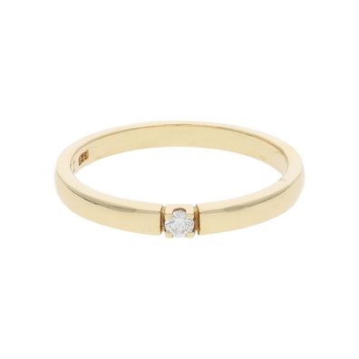 JuwelmaLux Ring 585/000 (14 Karat) Gold mit Brillant JL10-07-1882